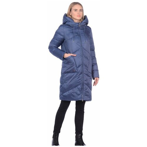 Купить Куртка AVI, размер 34(40RU), синий
Утепленное пальто овального силуэта с несъемн...