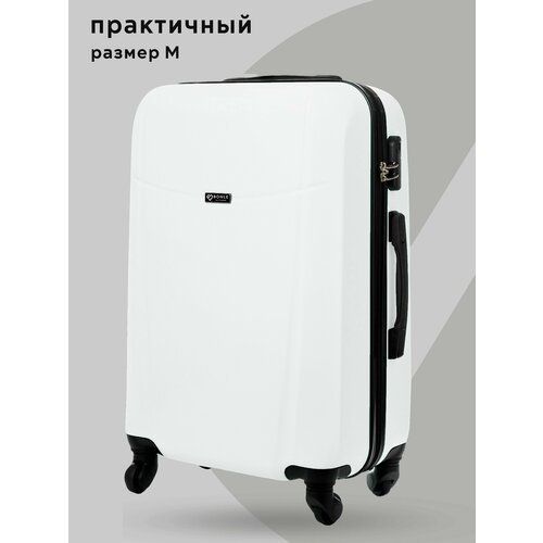 Купить Чемодан Bonle 1703M/1, 62 л, размер M, белый
Четырехколесный чемодан Bonle росси...