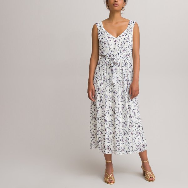 Купить Платье-макси длинное без рукавов 44 белый
Красивый эффект 2 в 1 этого платья с ц...