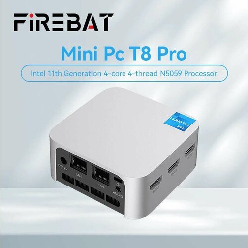 Купить Мини-ПК FIREBAT T8 Pro (Intel 11 поколения Celeron N5095, 8 Гб ОЗУ, 256 ГБ SSD,...