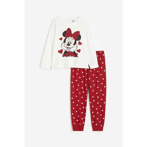 Купить Пижама H&M, размер 110/116, красный, белый
Пижама H&M для девочек с принтом Минн...