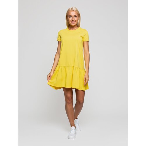 Купить Платье Lunarable, размер 48, желтый
Украшенное воланом легкое платье футболка ‒...