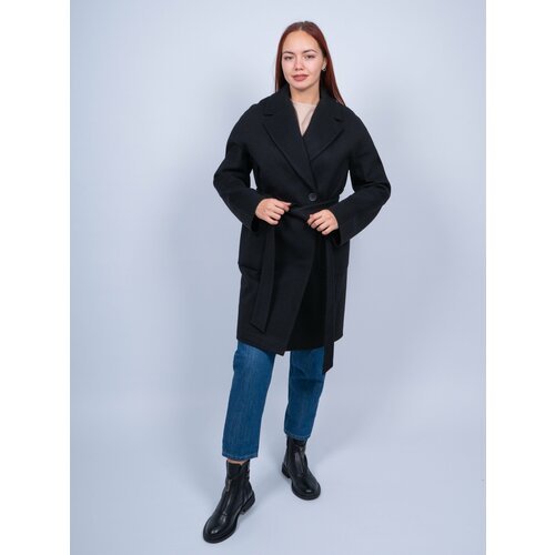 Купить Пальто , размер 44, черный
Стильное женское демисезонное пальто средней длины пр...