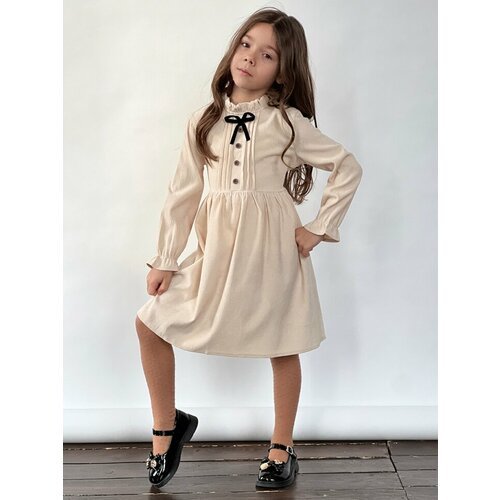 Купить Платье Бушон, размер 92-98, бежевый
Платье для девочки нарядное бушон ST75, цвет...