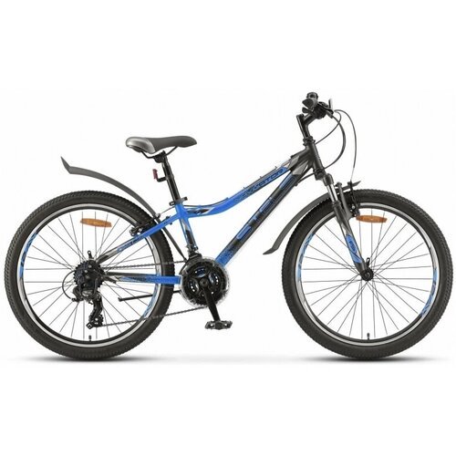 Купить Велосипед для подростков STELS Navigator 410 V 24 21-sp V010, 12" антрацитовый/ч...