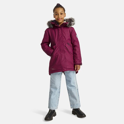 Купить Парка Huppa, размер 170, бордовый
Удлиненная зимняя куртка-парка для девочек-под...