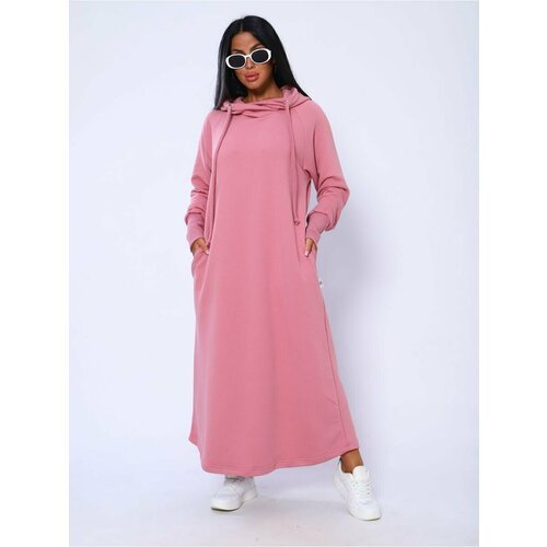 Купить Платье NO LABEL, размер 44-46, розовый
Стильное платье худи выгодно подчеркивает...