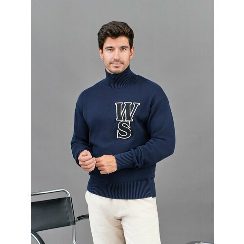 Купить Свитер Jack & Jones, размер 52, синий
Представляем вам стильный мужской свитер с...