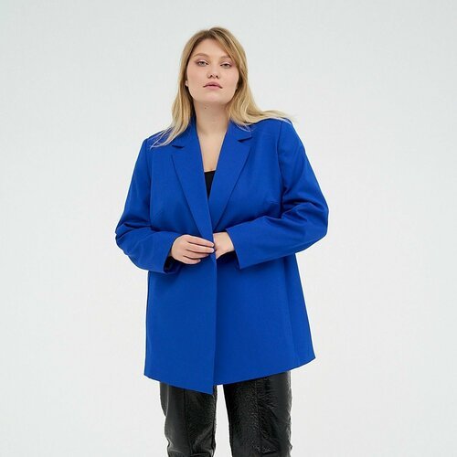 Купить Пиджак MIST, размер 54, синий
Пиджак женский с поясом MIST plus-size, костюмная...