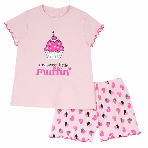 Купить Пижама Chicco, размер 80, розовый
Пижама с короткими рукавами для девочки. Эласт...