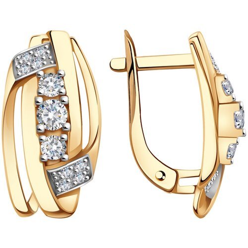 Купить Серьги Diamant online, золото, 585 проба, фианит, золотистый
В нашем магазине DI...