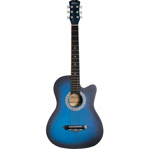 Купить Акустическая гитара Belucci BC3810 BLS, 38"дюймов, синяя, глянец
Акустическая ги...