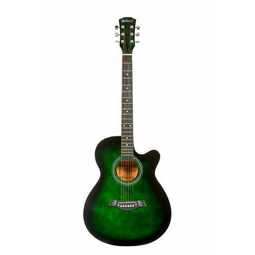 Купить Акустическая гитара Belucci BC4010 GR, зеленая, глянцевая,40"дюймов
Дерзкая и яр...