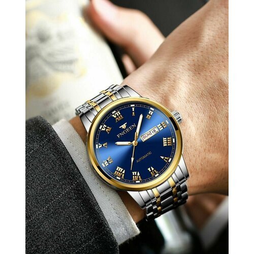 Купить Наручные часы FNGEEN, золотой, серебряный
FNGEEN - стильные наручные кварцевые м...