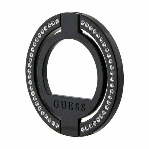 Купить Guess кольцо-держатель MagSafe для iPhone Metal Ring stand Diamond Rhinestones B...