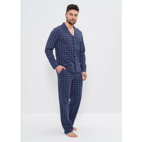 Купить Пижама CLEO, размер 50, белый, синий
Современный мужской комплект для домашнего...