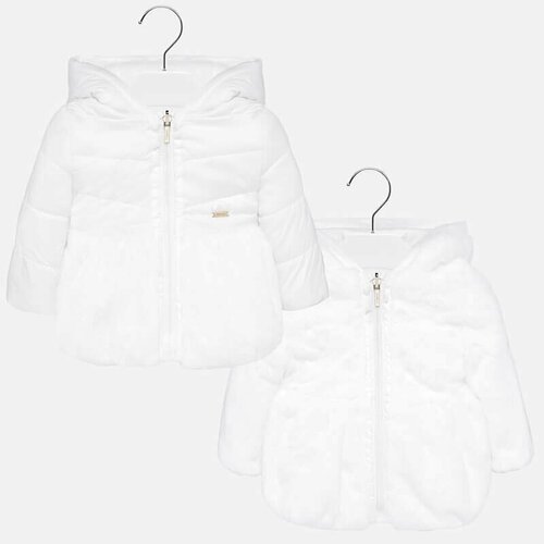 Купить Куртка Mayoral, размер 98 (3 года), белый
Двухсторонняя меховая куртка Mayoral д...