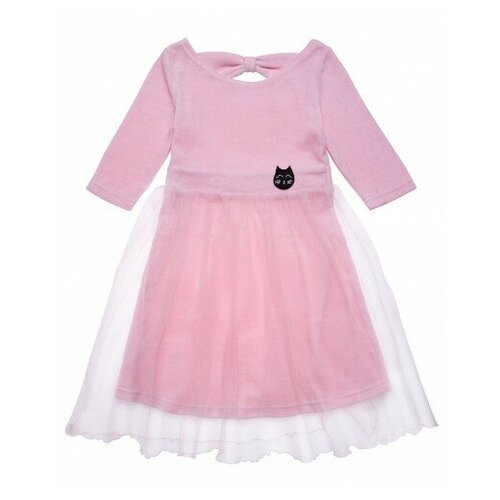 Купить Платье Cookie, размер 146, розовый
Мягкое платье из трикотажного велюра нежно ро...