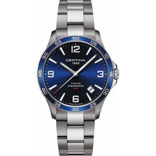 Купить Наручные часы Certina, синий
Мужские кварцевые часы с сапфировым стеклом в кругл...