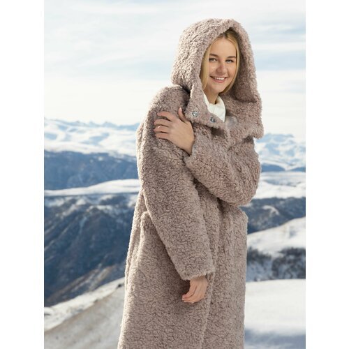 Купить Пальто ALEF, размер 56, розовый
Стильное и теплое пальто чебурашка из овечьей ше...