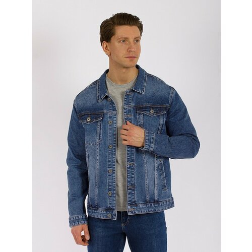 Купить Джинсовая куртка Super Data, размер 4XL, синий
Стильная джинсовая куртка из хлоп...