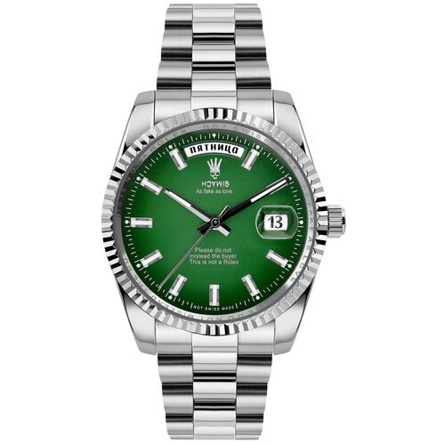 Купить Наручные часы SIMACH, зеленый
Водозащита 10 bar (100 m/330 ft)Материал браслета...