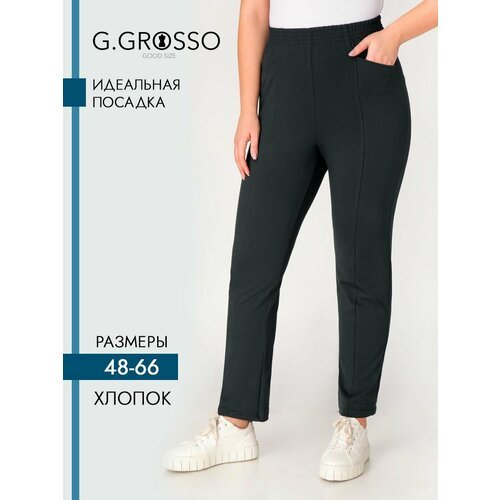 Купить Брюки Gala Grosso, размер 48/50, серый
Красивые элегантные брюки с высокой талие...