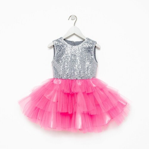 Купить Платье Kaftan, размер 86-92, розовый
Платье для девочки с пайетками KAFTAN, разм...