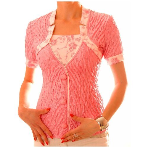 Купить Блуза TheDistinctive, размер S, розовый
Полуприлегающая блузка нежно-розового цв...