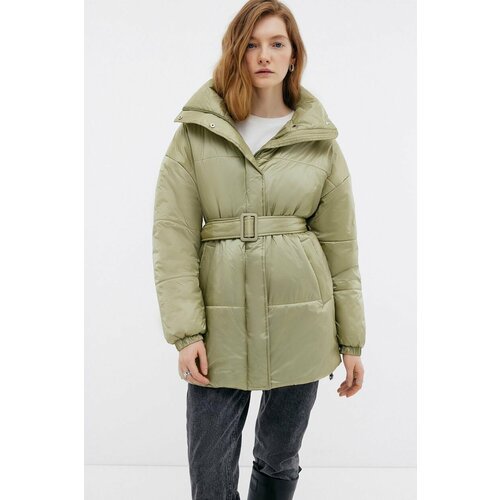 Купить Куртка Baon B0324012, размер 48, зеленый
Модная куртка с поясом выполнена в акту...