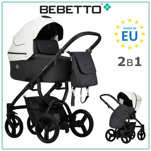 Купить Детская коляска 2 в 1 Bebetto Murano (экокожа+ткань) 01_CZM
Bebetto Murano (экок...