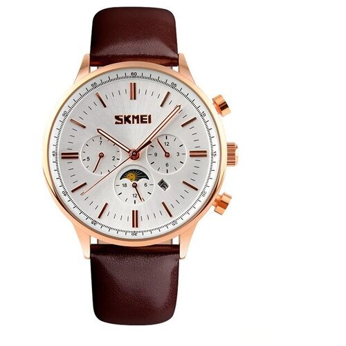 Купить Наручные часы SKMEI, золотой, коричневый
Классические мужские часы SKMEI 9117 –...