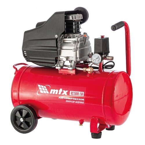 Купить Компрессор масляный MTX DC1500L-50, 50 л, 1.5 кВт
<p>Компрессор воздушный MTX DC...