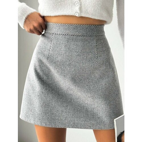 Купить Юбка, размер 46 (M), серый
Стильная короткая утепленная юбка, выполнена в стильн...