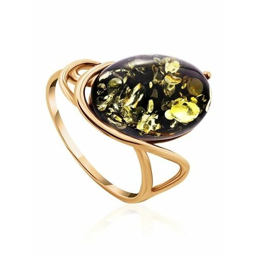 Купить Кольцо, янтарь, безразмерное, зеленый, золотой
Красивое изящное кольцо «Сигма»,...