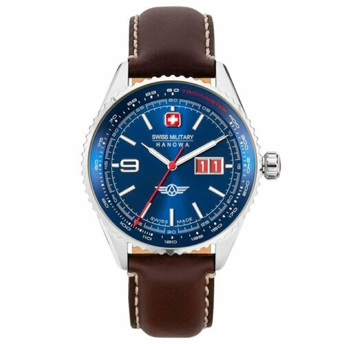 Купить Наручные часы Swiss Military Hanowa SMWGB2101002, серебряный, синий
Мужские квар...