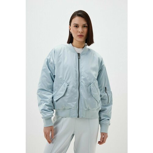 Купить Бомбер Baon B0324048, размер 48, голубой
Эффектная куртка-бомбер в свободном сил...