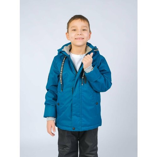 Купить Куртка RusLand 0823, размер 110, синий
Куртка демисезонная детская большемерит +...