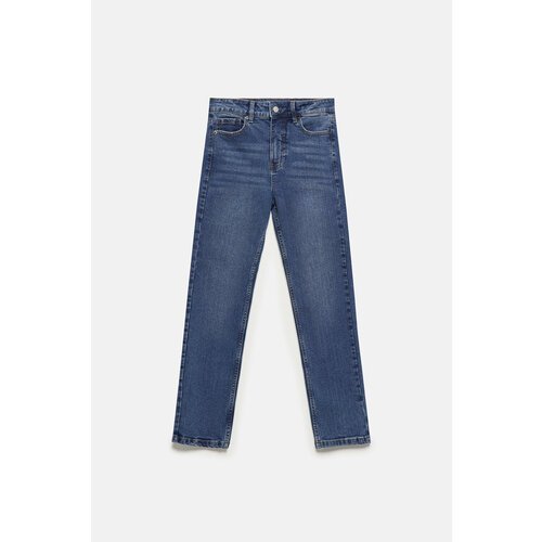 Купить Джинсы Befree, размер XXS, индиго
- Зауженные джинсовые брюки slim полуприлегающ...