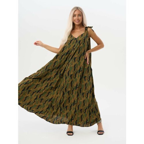 Купить Платье YolKa_Dress, размер Единый, хаки
Сарафан в пол на завязках от YolKa_Dress...