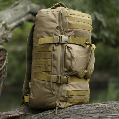 Купить Тактический рюкзак военная сумка 60 литров песочный
Объём тактического рюкзака 6...