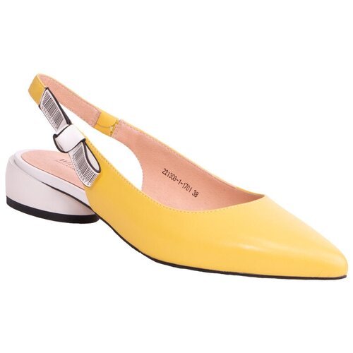 Купить Туфли Milana, размер 37, желтый
Туфли женские летние из натуральной кожи от комп...