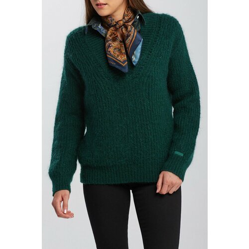 Купить Пуловер GANT, размер M, зеленый
Бренд GANT известен своим классическим стилем, к...