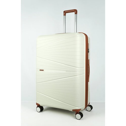 Купить Чемодан , 130 л, размер XL, бежевый
Ударопрочный дорожный чемодан большого разме...