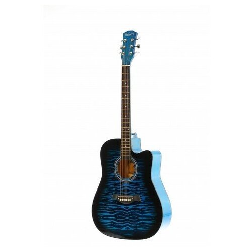 Купить Акустическая гитара Belucci BC4030 BLS (Ocean),40"дюймов, с рисунком, синяя
Дерз...