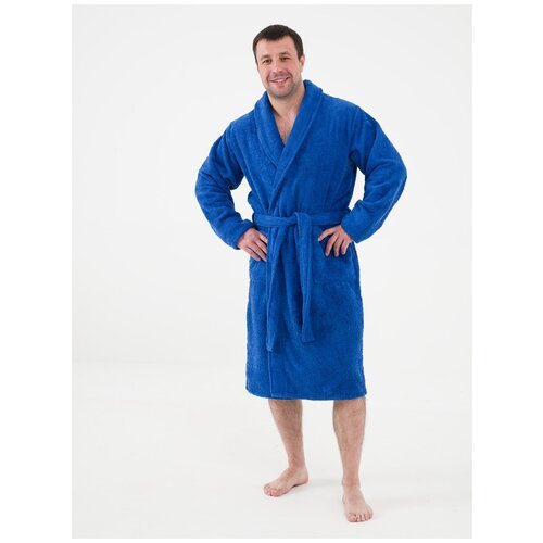 Купить Халат BIO-TEXTILES, размер 52-54, синий
Тёплый махровый халат Bio-Textiles предн...