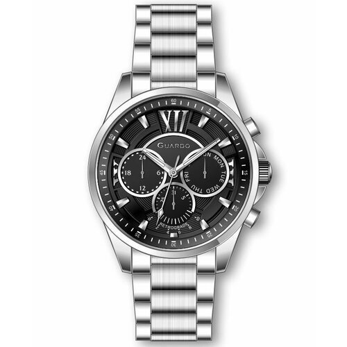 Купить Наручные часы Guardo 12710-2, серебряный, черный
Часы Guardo 012710-2 бренда Gua...