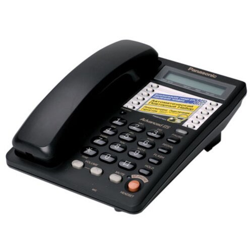 Купить Телефон Panasonic KX-TS 2365 RUB черный, ЖК-дисплей, спикерфон
тип - проводной <...