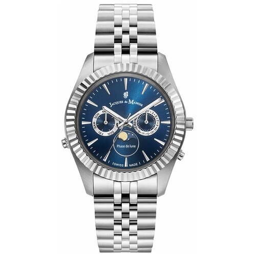 Купить Наручные часы Jacques du Manoir, синий, серебряный
Часы мужские Jacques du Manoi...