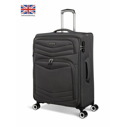 Купить Чемодан IT Luggage, размер M, серый
Стильный и прочный чемодан из текстиля средн...